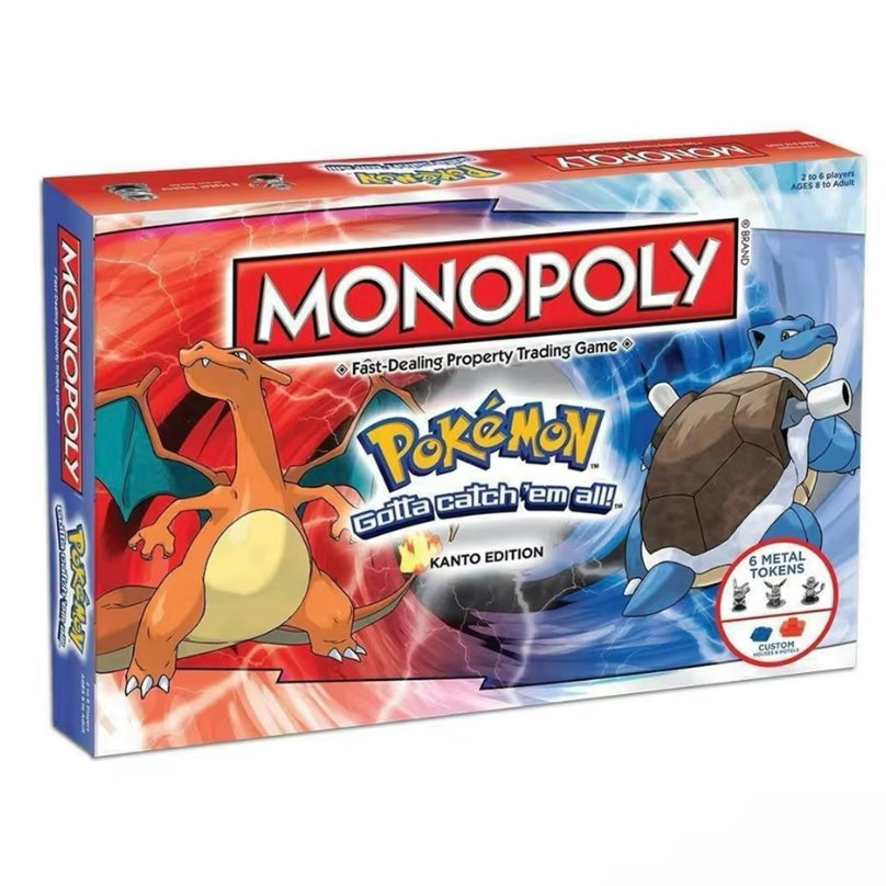 Pokémon Monopoly: Kanto Edition (Simplified Chinese) – Classic Board Game for Trainers & Collectors