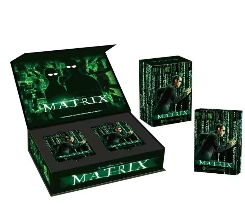 The Matrix Trading Card Hobby Box – Collectible Sci-Fi Movie Cards, numbered cards Rare Inserts redemption cards and much more…