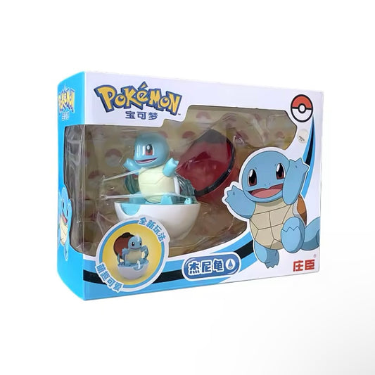 Squirtle Toy with Poké Ball – Collectible Pokémon Figure for Kids & Fans