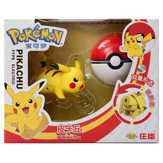 Pikachu Toy with Poké Ball – Pokémon Figure for Kids & Collectors