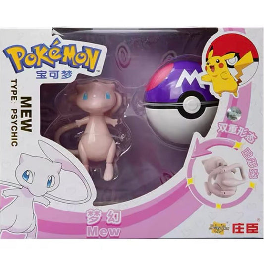 Mew Toy with Poké Ball – Legendary Pokémon Figure for Kids & Collectors