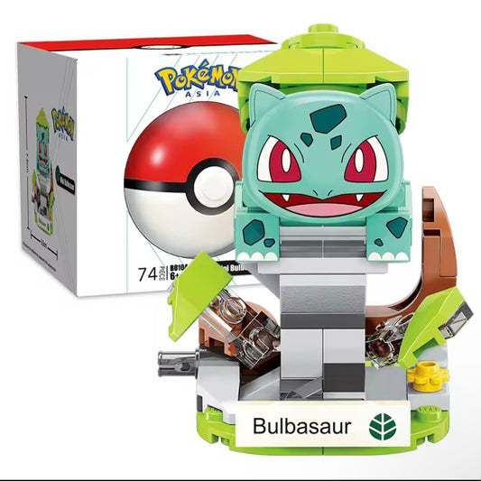 Bulbasaur Building Block Toy with Poké Ball – Pokémon Construction Set for Kids & Collectors