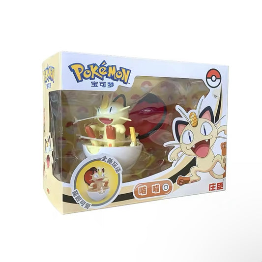 Meowth Toy with Poké Ball – Collectible Pokémon Figure for Kids & Fans